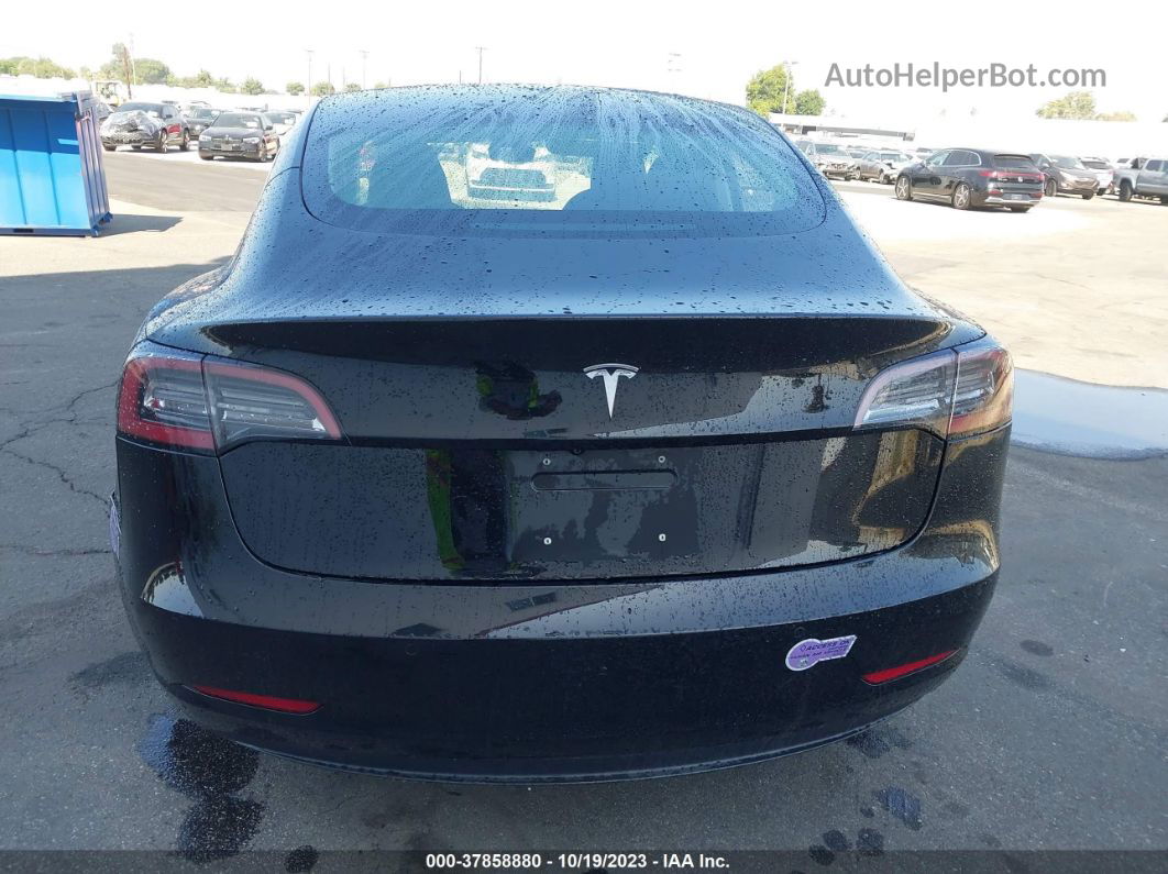 2018 Tesla Model 3 Range Battery Black vin: 5YJ3E1EA0JF057047