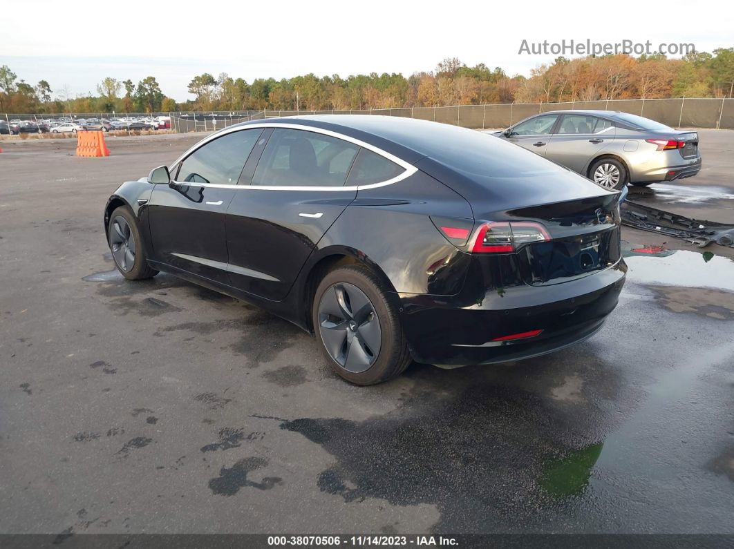 2018 Tesla Model 3 Long Range/mid Range Black vin: 5YJ3E1EA0JF070137