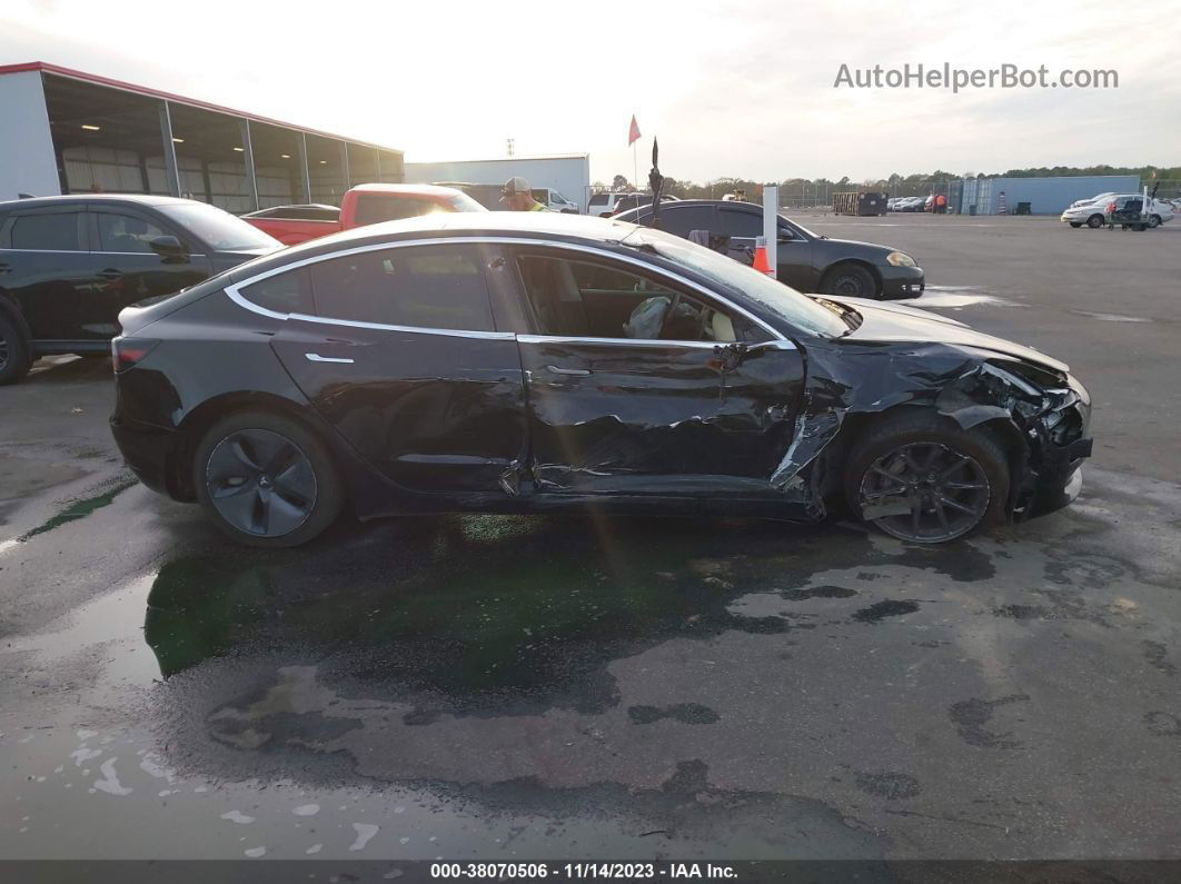 2018 Tesla Model 3 Long Range/mid Range Black vin: 5YJ3E1EA0JF070137