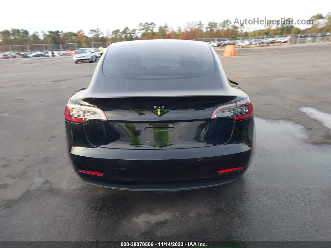 2018 Tesla Model 3 Long Range/mid Range Black vin: 5YJ3E1EA0JF070137