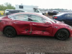 2018 Tesla Model 3 Long Range/mid Range Red vin: 5YJ3E1EA0JF153776