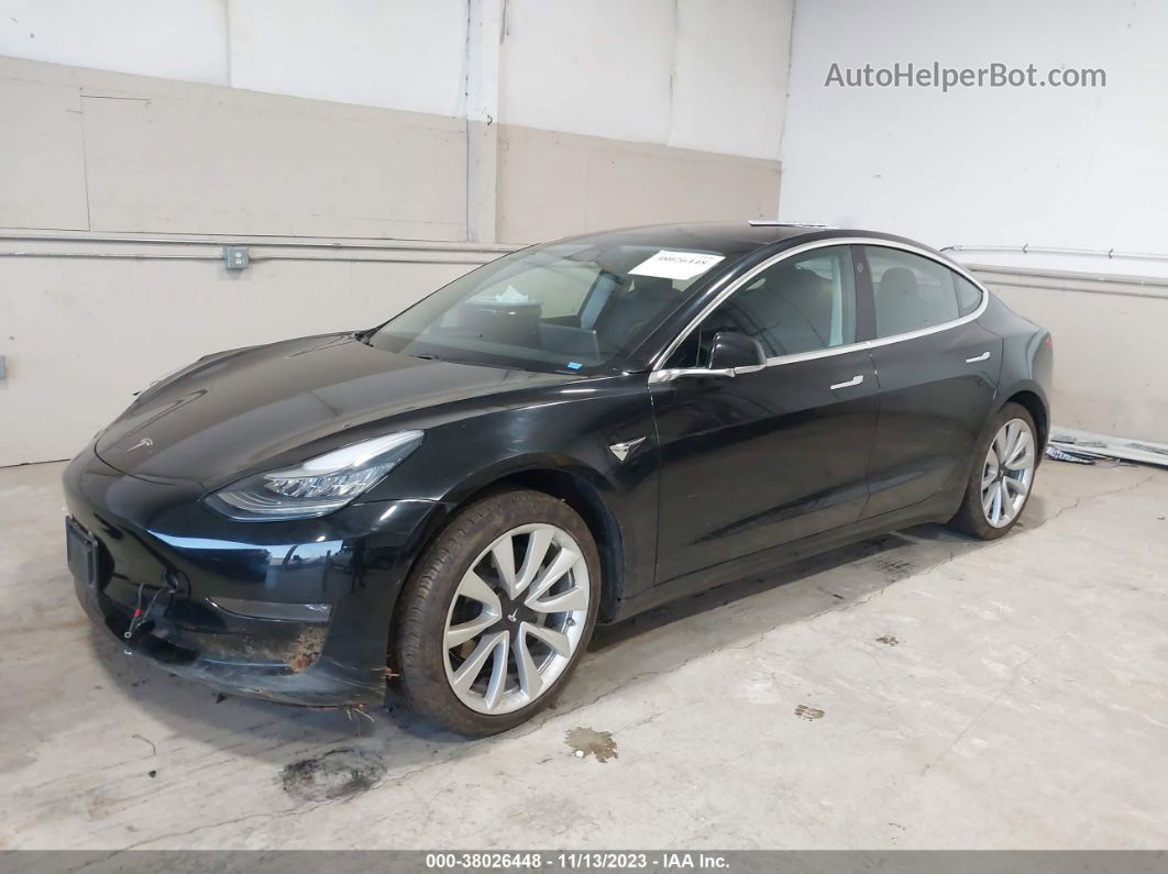 2018 Tesla Model 3 Long Range/mid Range Черный vin: 5YJ3E1EA0JF154507