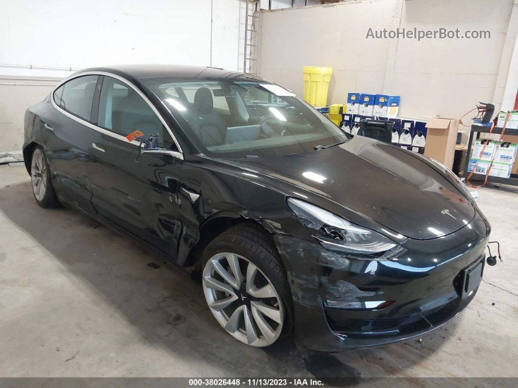 2018 Tesla Model 3 Long Range/mid Range Черный vin: 5YJ3E1EA0JF154507