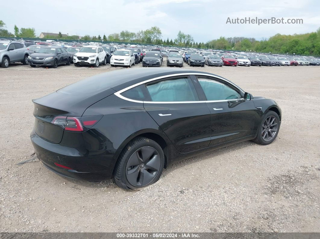 2018 Tesla Model 3 Long Range/mid Range Black vin: 5YJ3E1EA0JF155169