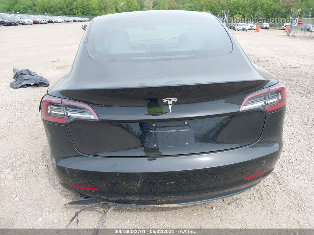 2018 Tesla Model 3 Long Range/mid Range Black vin: 5YJ3E1EA0JF155169