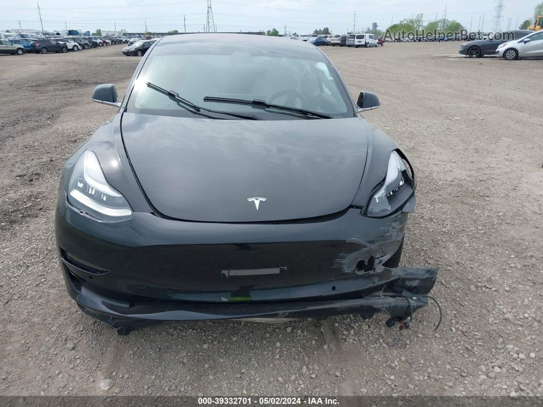 2018 Tesla Model 3 Long Range/mid Range Black vin: 5YJ3E1EA0JF155169