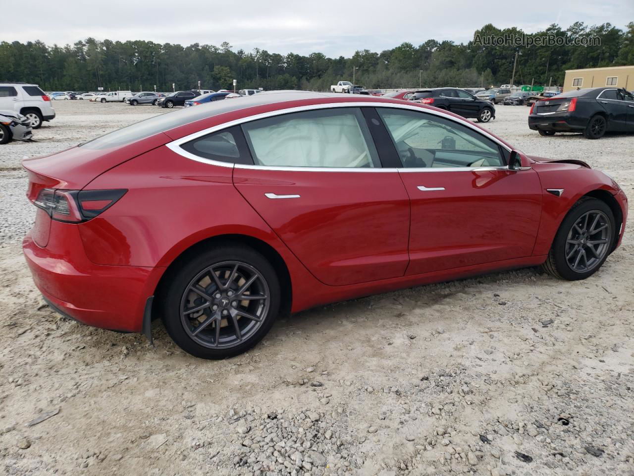 2018 Tesla Model 3  Red vin: 5YJ3E1EA0JF159299