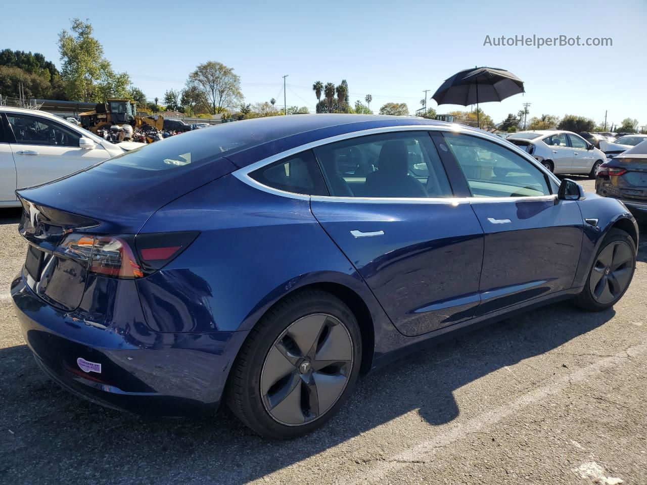 2018 Tesla Model 3  Blue vin: 5YJ3E1EA0JF160632