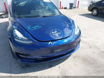 2018 Tesla Model 3 Long Range/mid Range Dark Blue vin: 5YJ3E1EA0JF164454