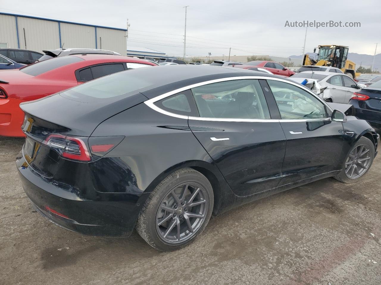2019 Tesla Model 3  Черный vin: 5YJ3E1EA0KF304794