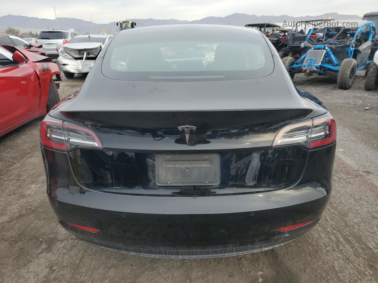 2019 Tesla Model 3  Black vin: 5YJ3E1EA0KF304794