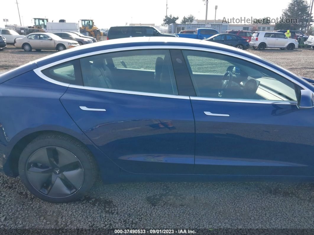 2019 Tesla Model 3 Range Blue vin: 5YJ3E1EA0KF309624