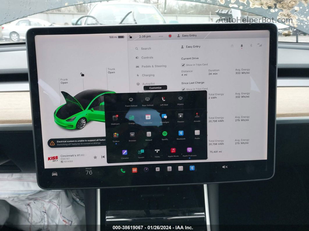 2019 Tesla Model 3 Long Range/mid Range/standard Range/standard Range Plus Black vin: 5YJ3E1EA0KF310661