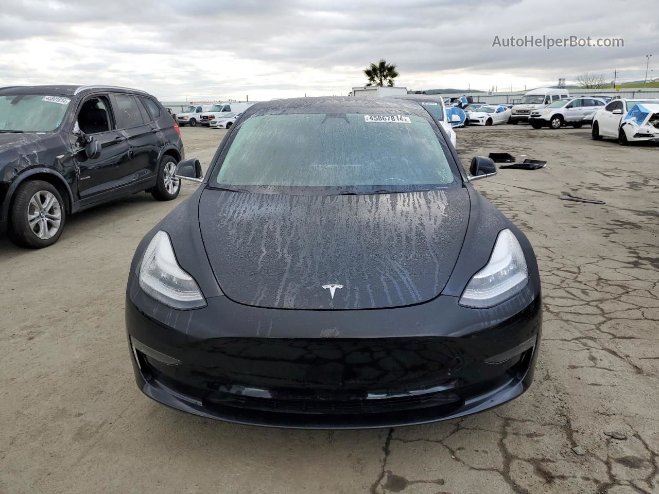 2019 Tesla Model 3  Black vin: 5YJ3E1EA0KF317223