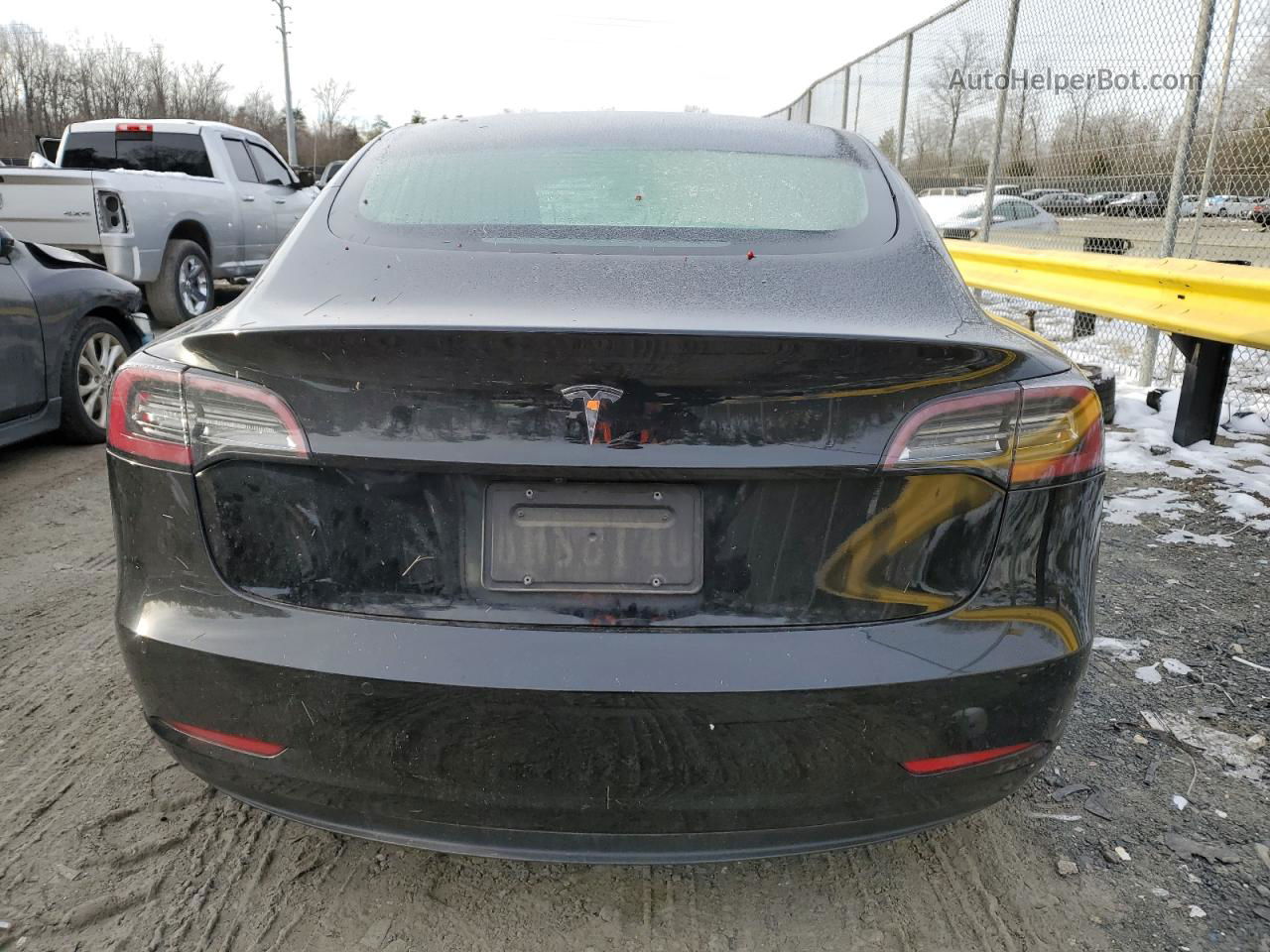 2019 Tesla Model 3  Black vin: 5YJ3E1EA0KF324236