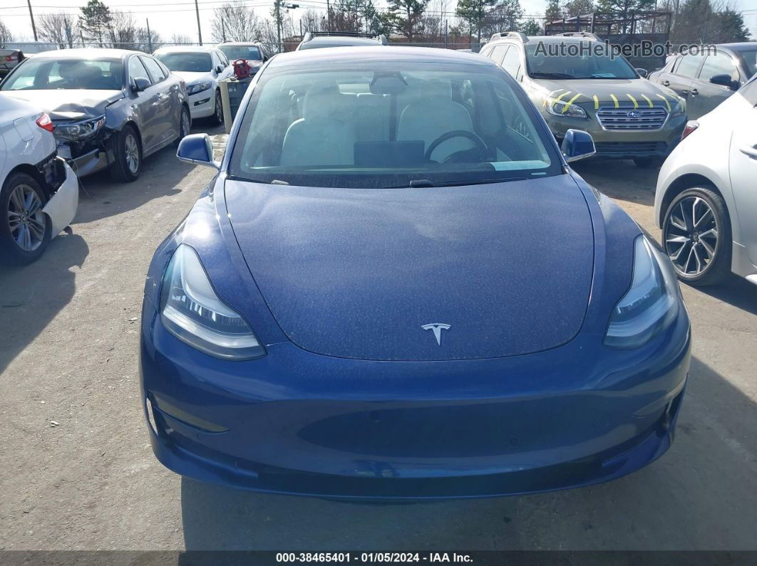 2019 Tesla Model 3 Long Range/mid Range/standard Range/standard Range Plus Blue vin: 5YJ3E1EA0KF332448