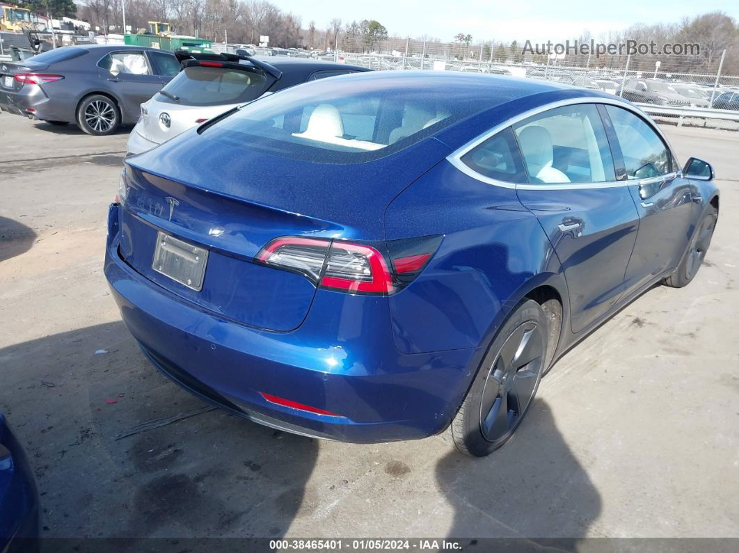 2019 Tesla Model 3 Long Range/mid Range/standard Range/standard Range Plus Blue vin: 5YJ3E1EA0KF332448