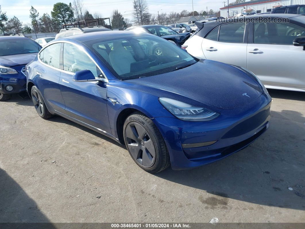 2019 Tesla Model 3 Long Range/mid Range/standard Range/standard Range Plus Blue vin: 5YJ3E1EA0KF332448