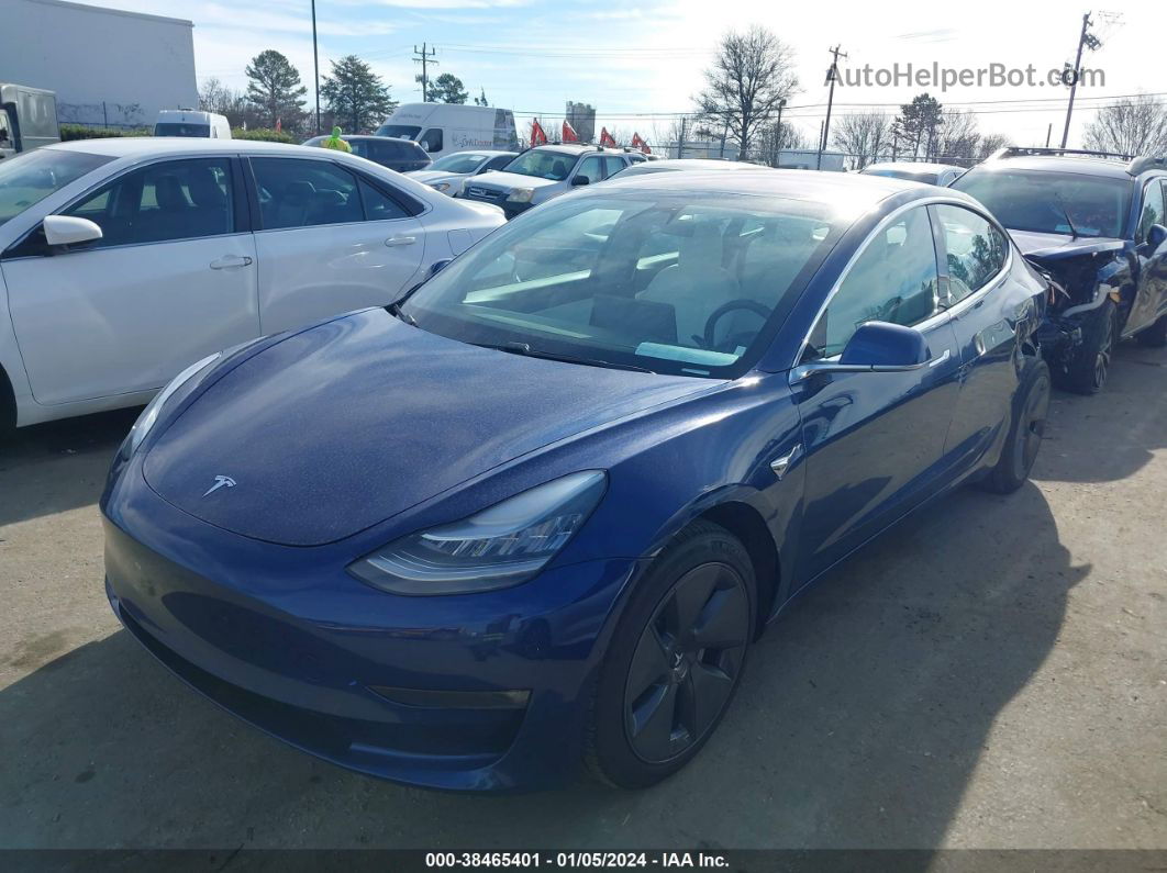 2019 Tesla Model 3 Long Range/mid Range/standard Range/standard Range Plus Blue vin: 5YJ3E1EA0KF332448