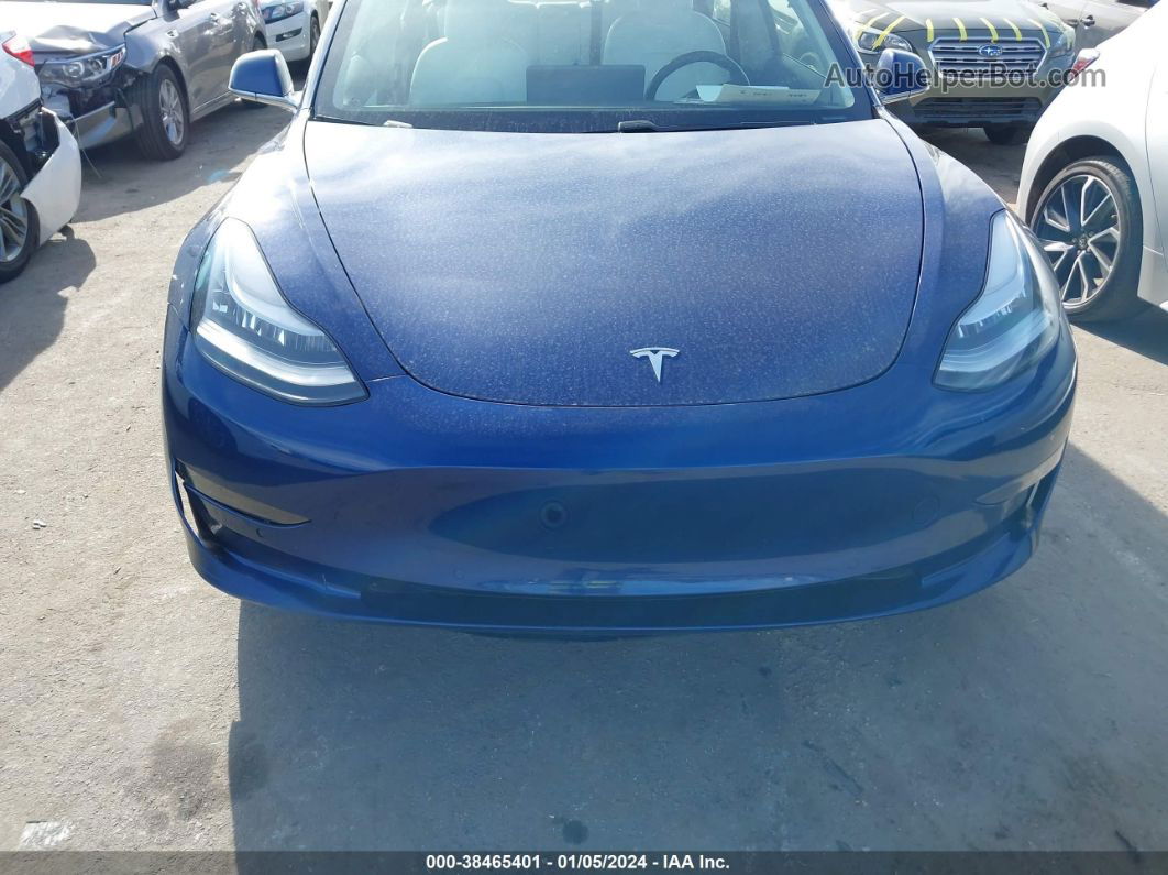 2019 Tesla Model 3 Long Range/mid Range/standard Range/standard Range Plus Blue vin: 5YJ3E1EA0KF332448