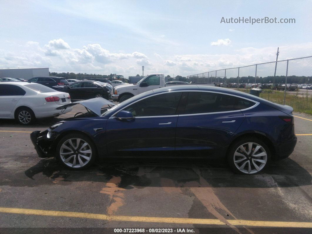 2019 Tesla Model 3 Range Blue vin: 5YJ3E1EA0KF357768