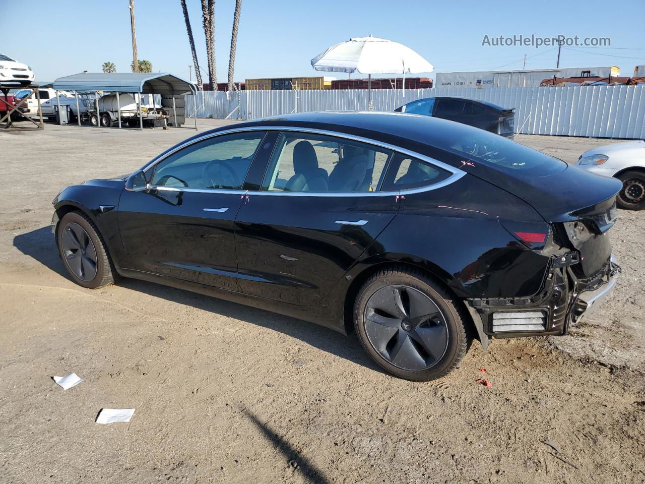 2019 Tesla Model 3  Black vin: 5YJ3E1EA0KF362047