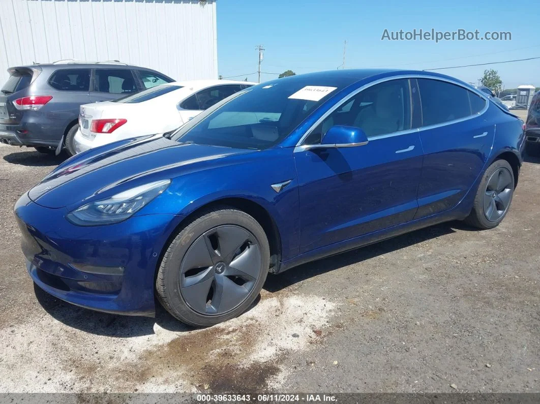 2019 Tesla Model 3 Long Range/mid Range/standard Range/standard Range Plus Blue vin: 5YJ3E1EA0KF402840