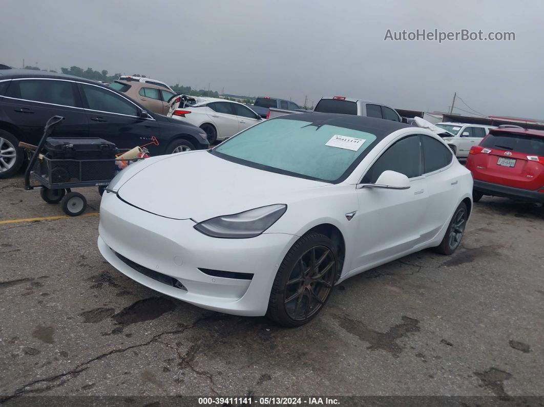 2019 Tesla Model 3 Long Range/mid Range/standard Range/standard Range Plus White vin: 5YJ3E1EA0KF407553