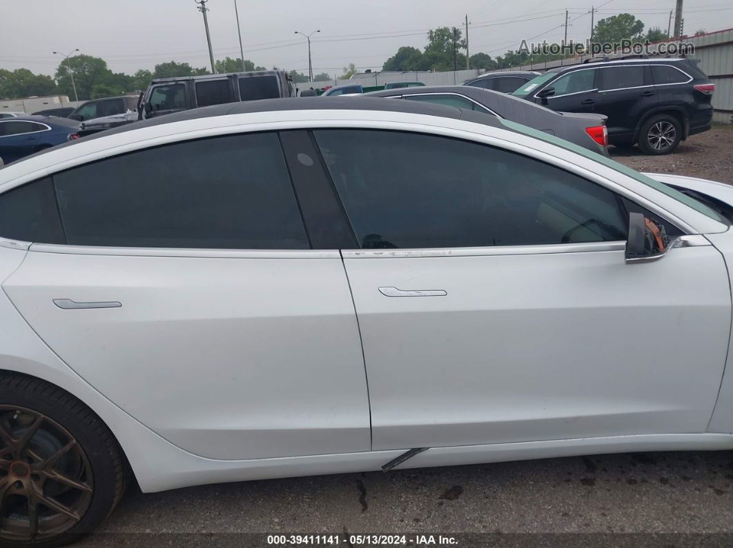 2019 Tesla Model 3 Long Range/mid Range/standard Range/standard Range Plus White vin: 5YJ3E1EA0KF407553