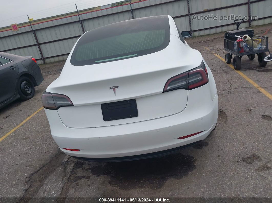 2019 Tesla Model 3 Long Range/mid Range/standard Range/standard Range Plus White vin: 5YJ3E1EA0KF407553