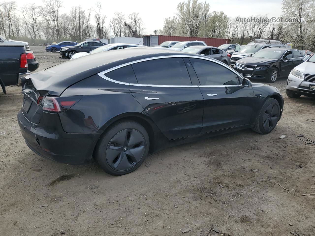 2019 Tesla Model 3  Black vin: 5YJ3E1EA0KF410131