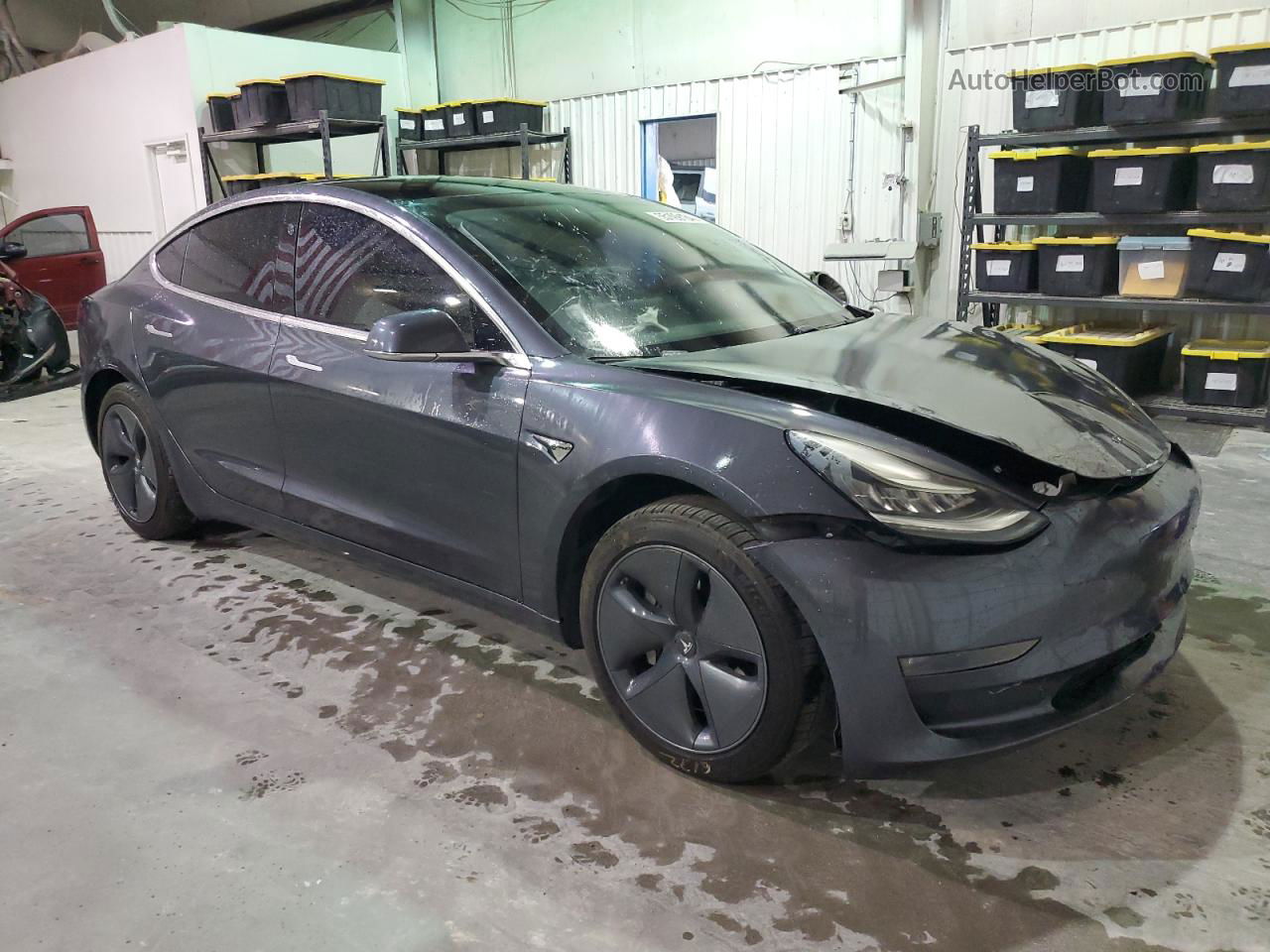 2019 Tesla Model 3  Charcoal vin: 5YJ3E1EA0KF410940