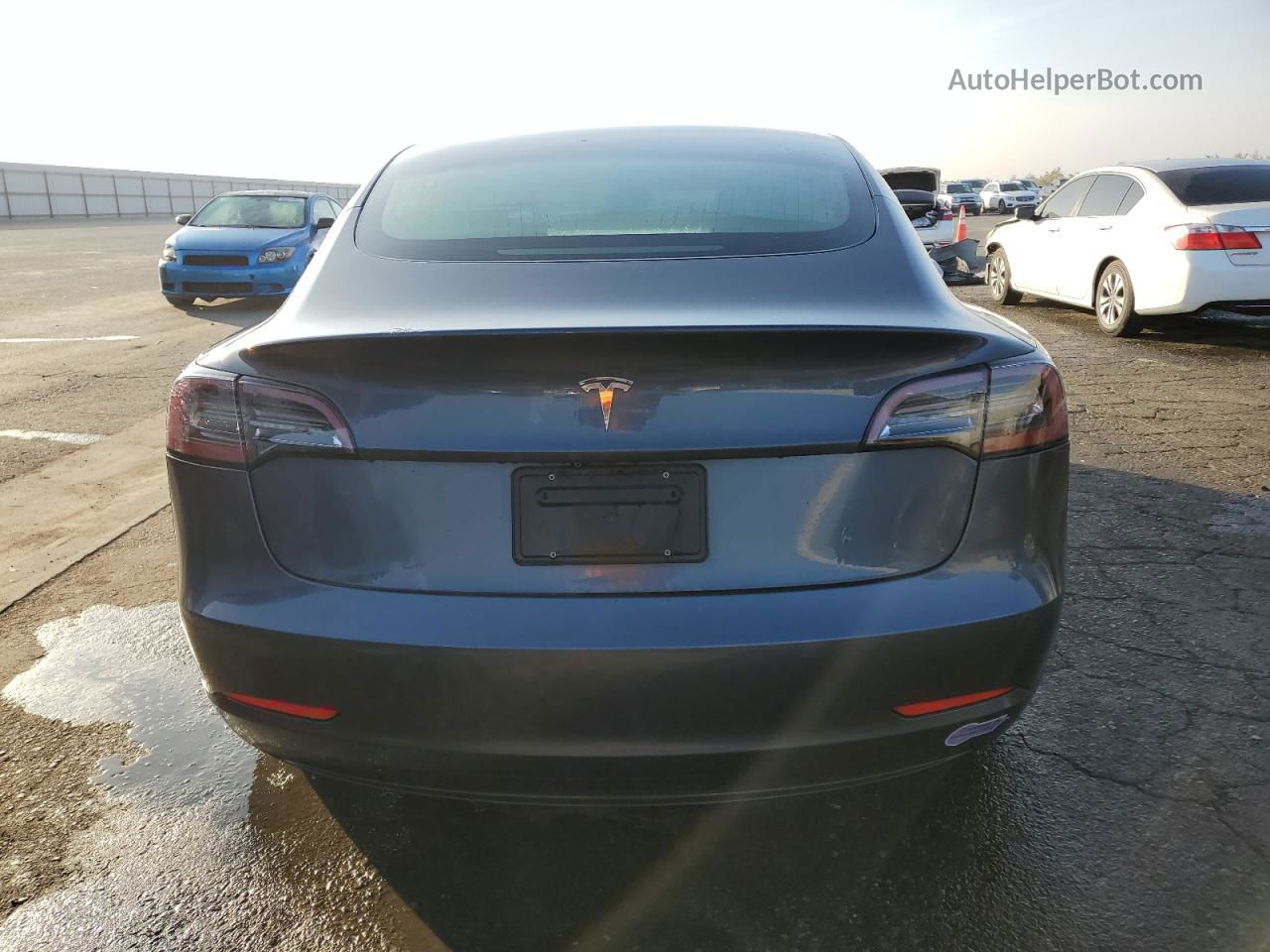 2019 Tesla Model 3  Gray vin: 5YJ3E1EA0KF417144