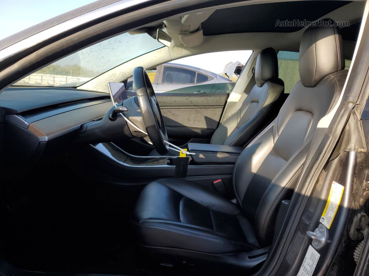 2019 Tesla Model 3  Gray vin: 5YJ3E1EA0KF417144