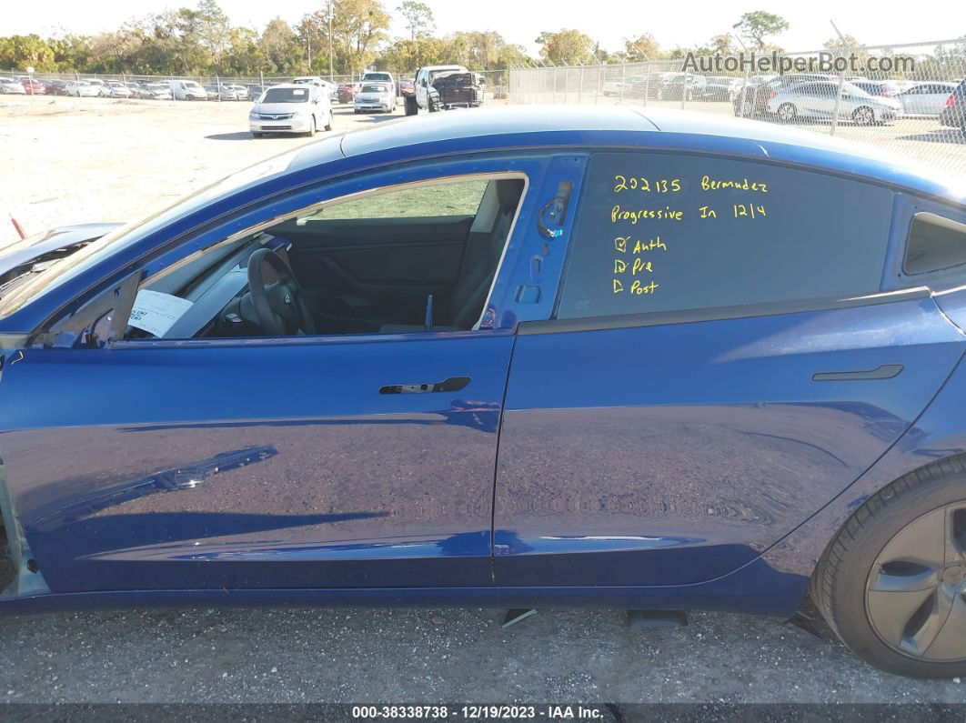 2019 Tesla Model 3 Long Range/mid Range/standard Range/standard Range Plus Blue vin: 5YJ3E1EA0KF434770