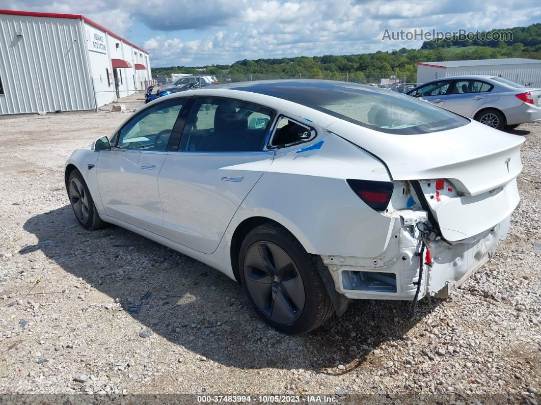 2020 Tesla Model 3 Standard Range White vin: 5YJ3E1EA0LF597579