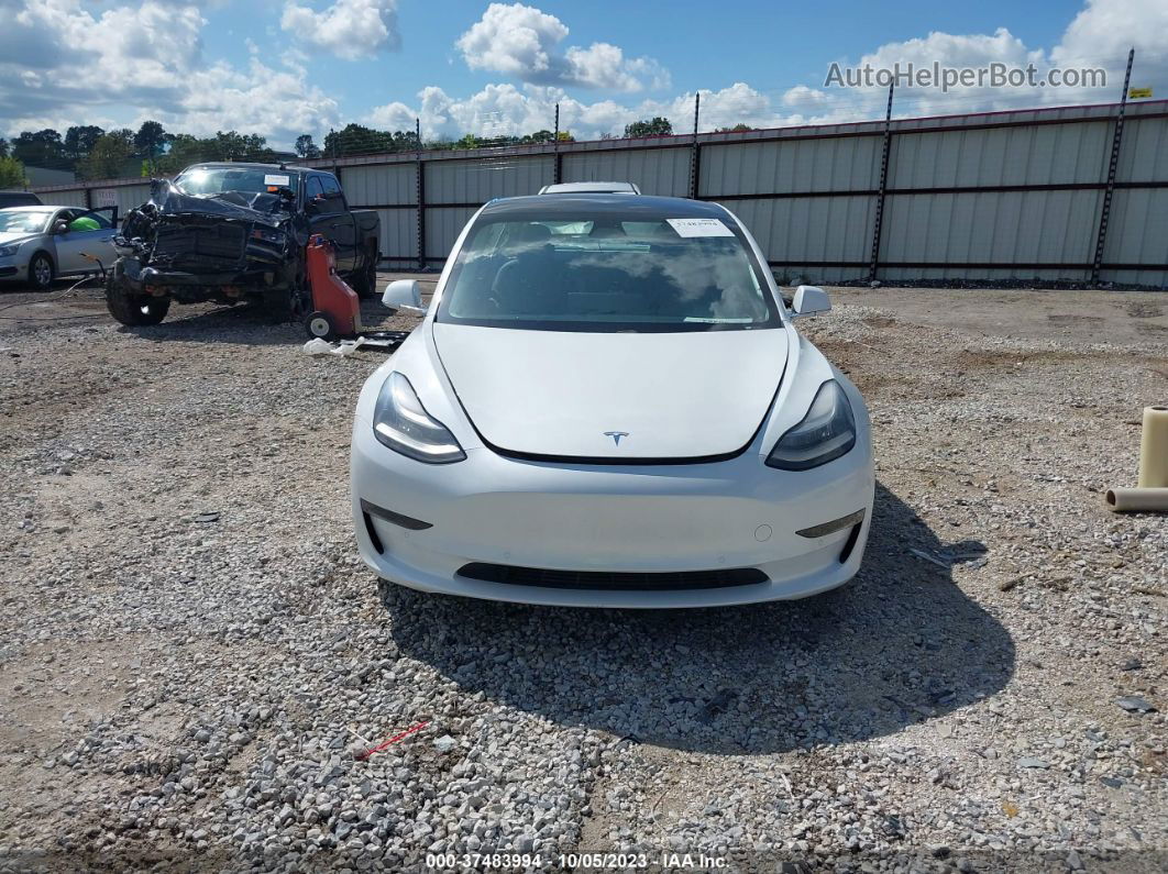 2020 Tesla Model 3 Standard Range White vin: 5YJ3E1EA0LF597579