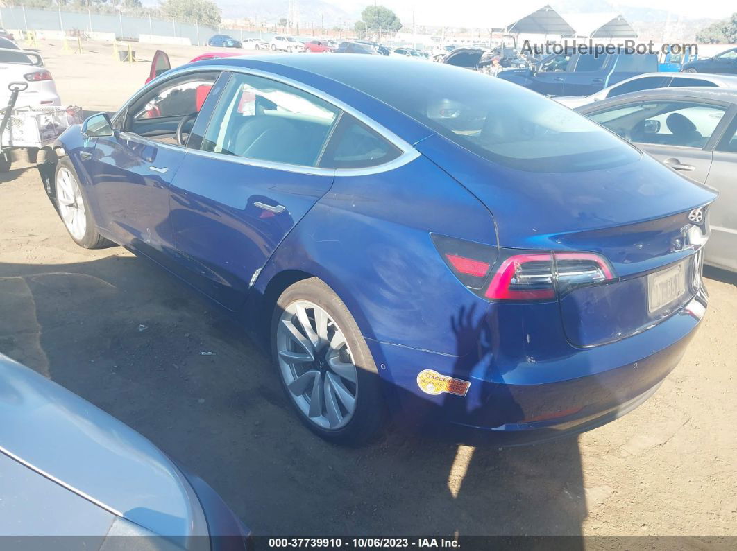 2020 Tesla Model 3 Standard Range Синий vin: 5YJ3E1EA0LF598604