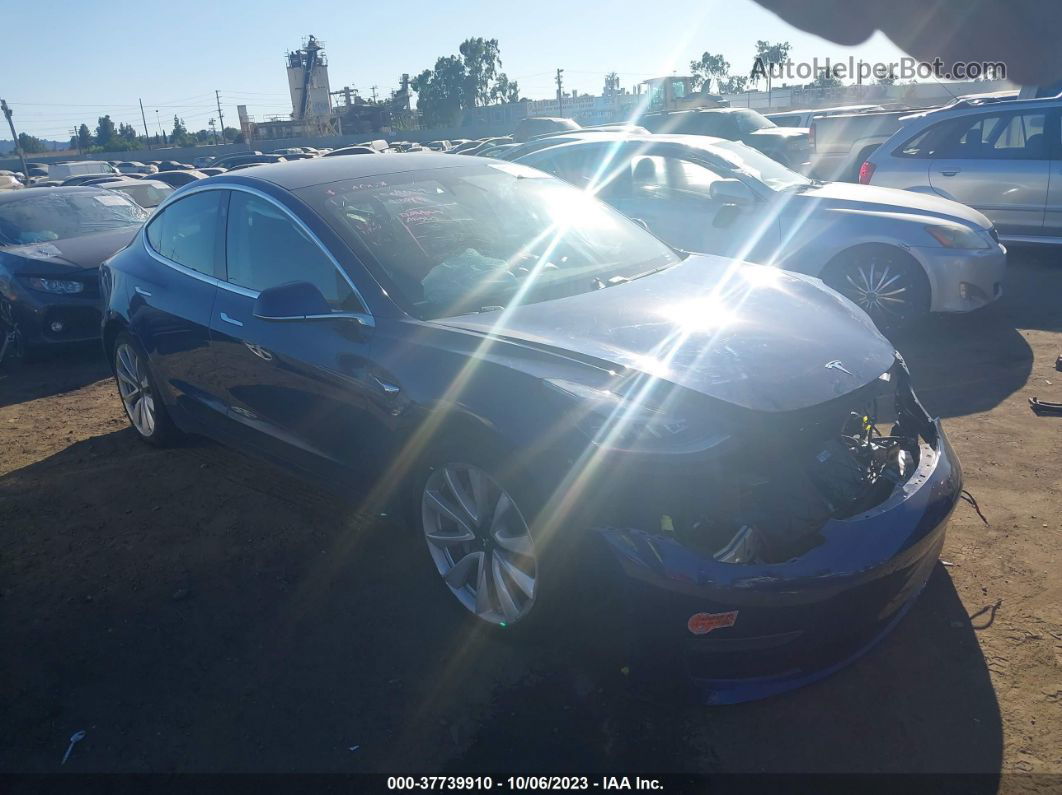 2020 Tesla Model 3 Standard Range Синий vin: 5YJ3E1EA0LF598604