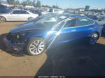 2020 Tesla Model 3 Standard Range Синий vin: 5YJ3E1EA0LF598604