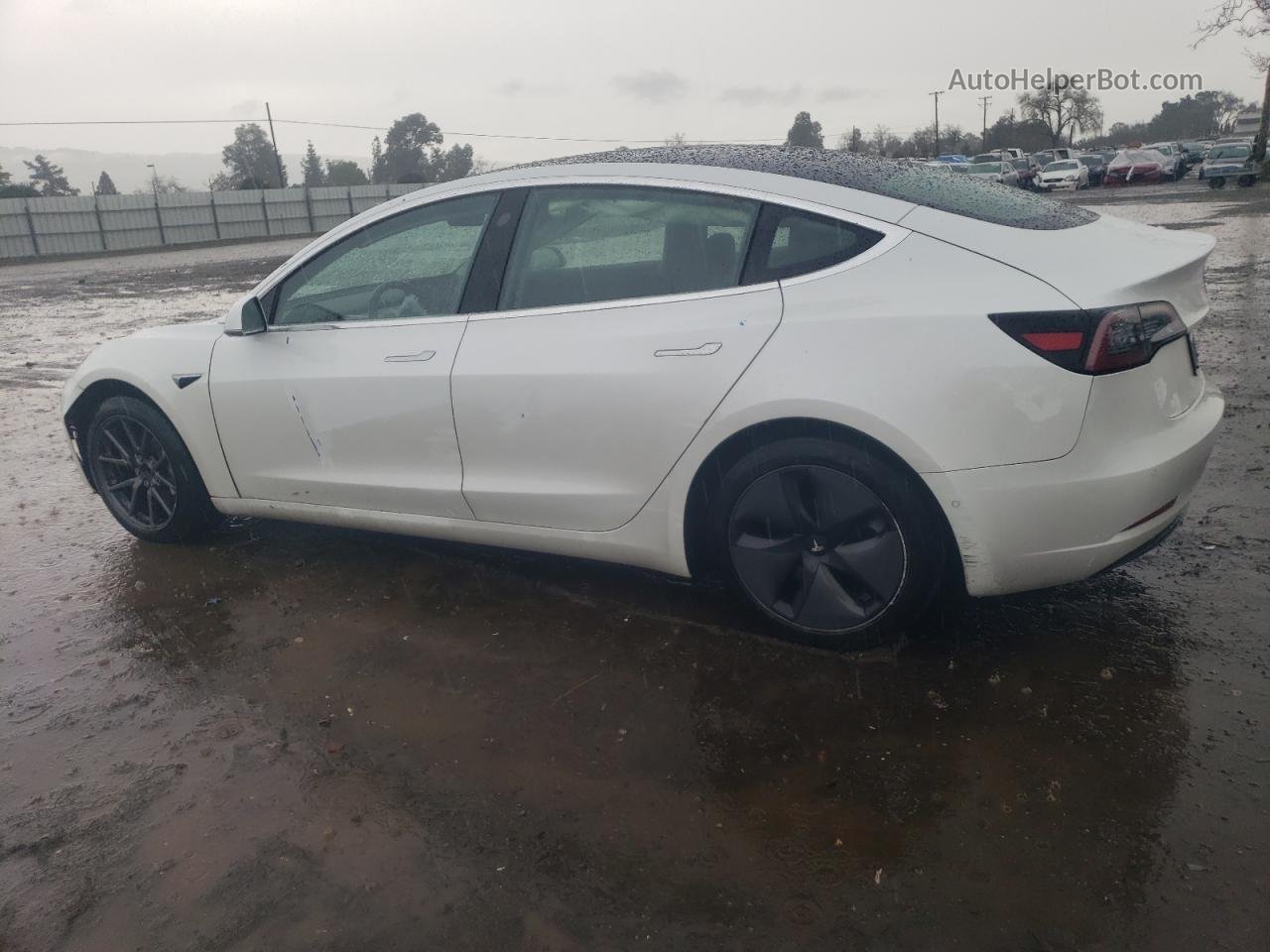 2020 Tesla Model 3  White vin: 5YJ3E1EA0LF632881