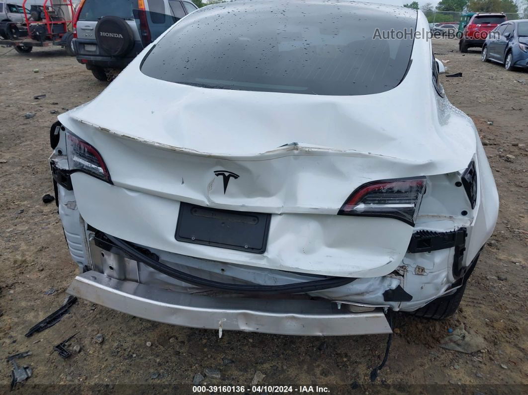 2020 Tesla Model 3 Standard Range Plus Rear-wheel Drive/standard Range Rear-wheel Drive White vin: 5YJ3E1EA0LF644917