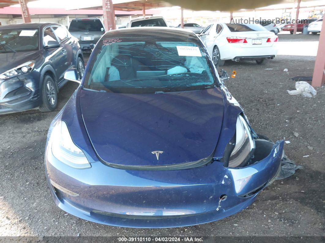 2020 Tesla Model 3 Standard Range Plus Rear-wheel Drive/standard Range Rear-wheel Drive Blue vin: 5YJ3E1EA0LF705957