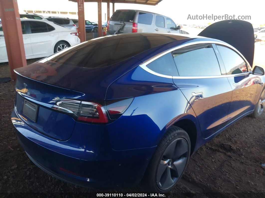 2020 Tesla Model 3 Standard Range Plus Rear-wheel Drive/standard Range Rear-wheel Drive Blue vin: 5YJ3E1EA0LF705957