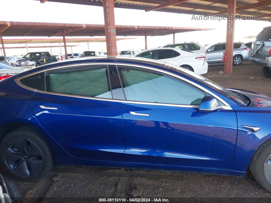 2020 Tesla Model 3 Standard Range Plus Rear-wheel Drive/standard Range Rear-wheel Drive Blue vin: 5YJ3E1EA0LF705957