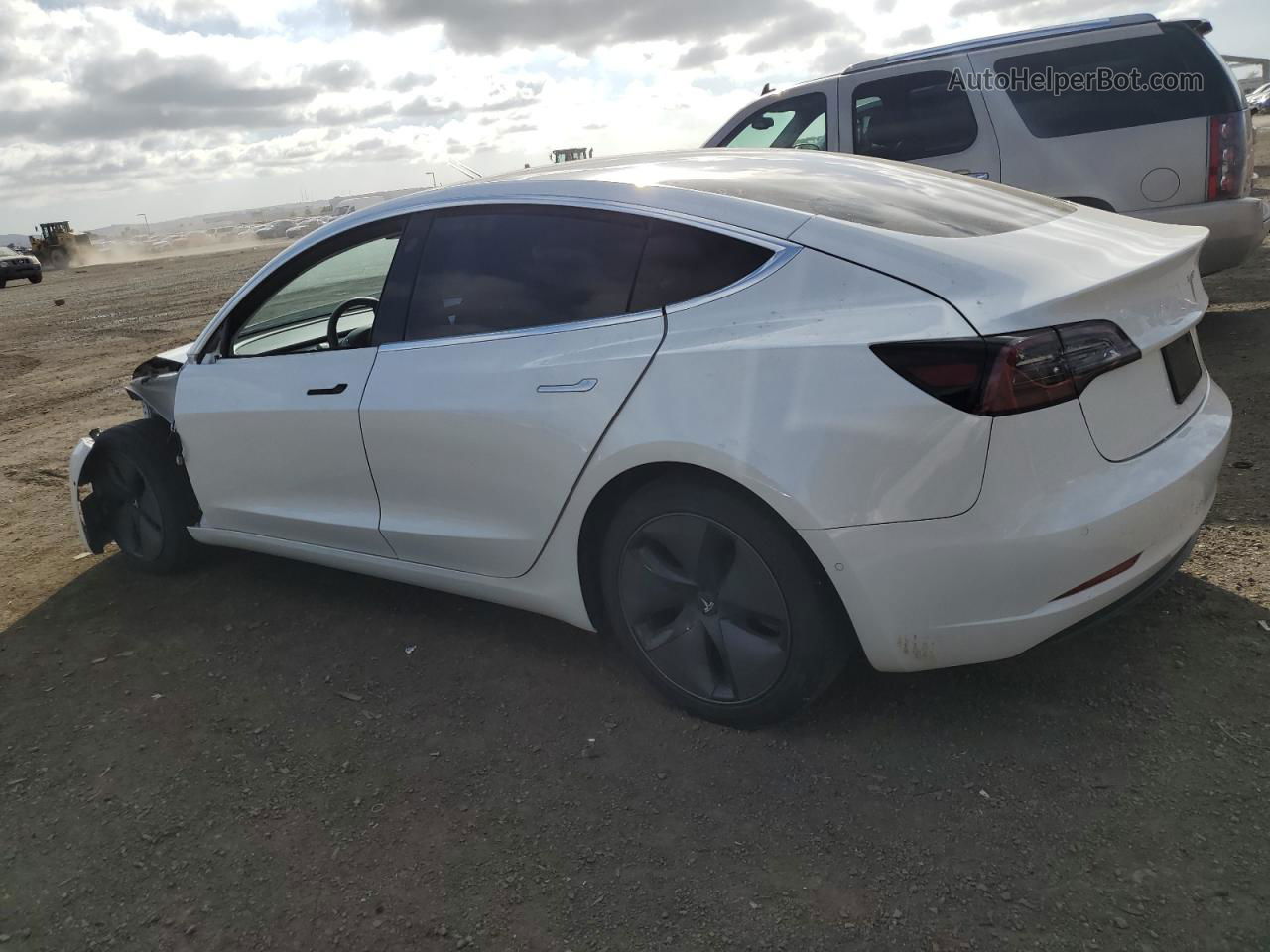 2020 Tesla Model 3  White vin: 5YJ3E1EA0LF742944