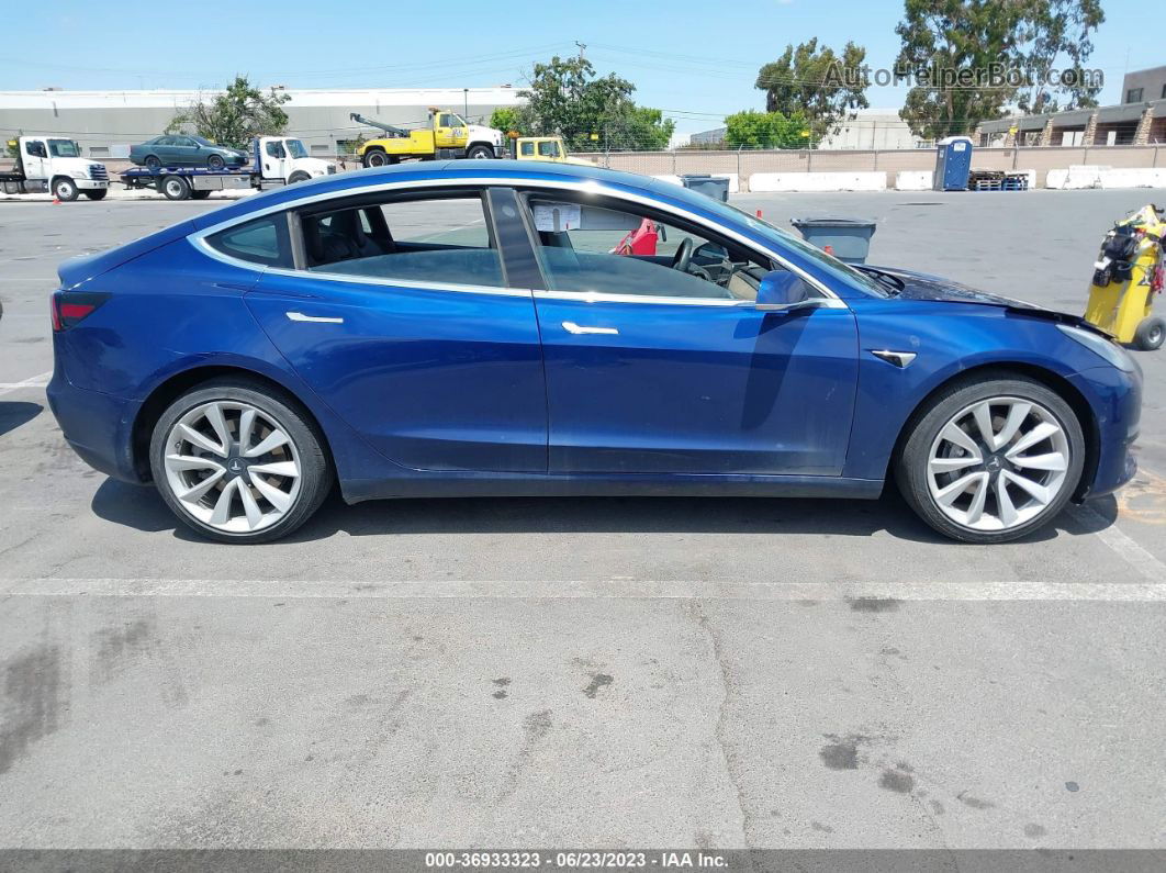 2020 Tesla Model 3 Standard Range Синий vin: 5YJ3E1EA0LF745844