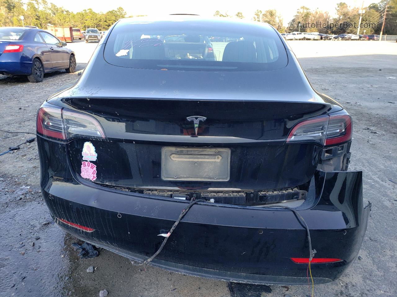 2020 Tesla Model 3  Black vin: 5YJ3E1EA0LF784742