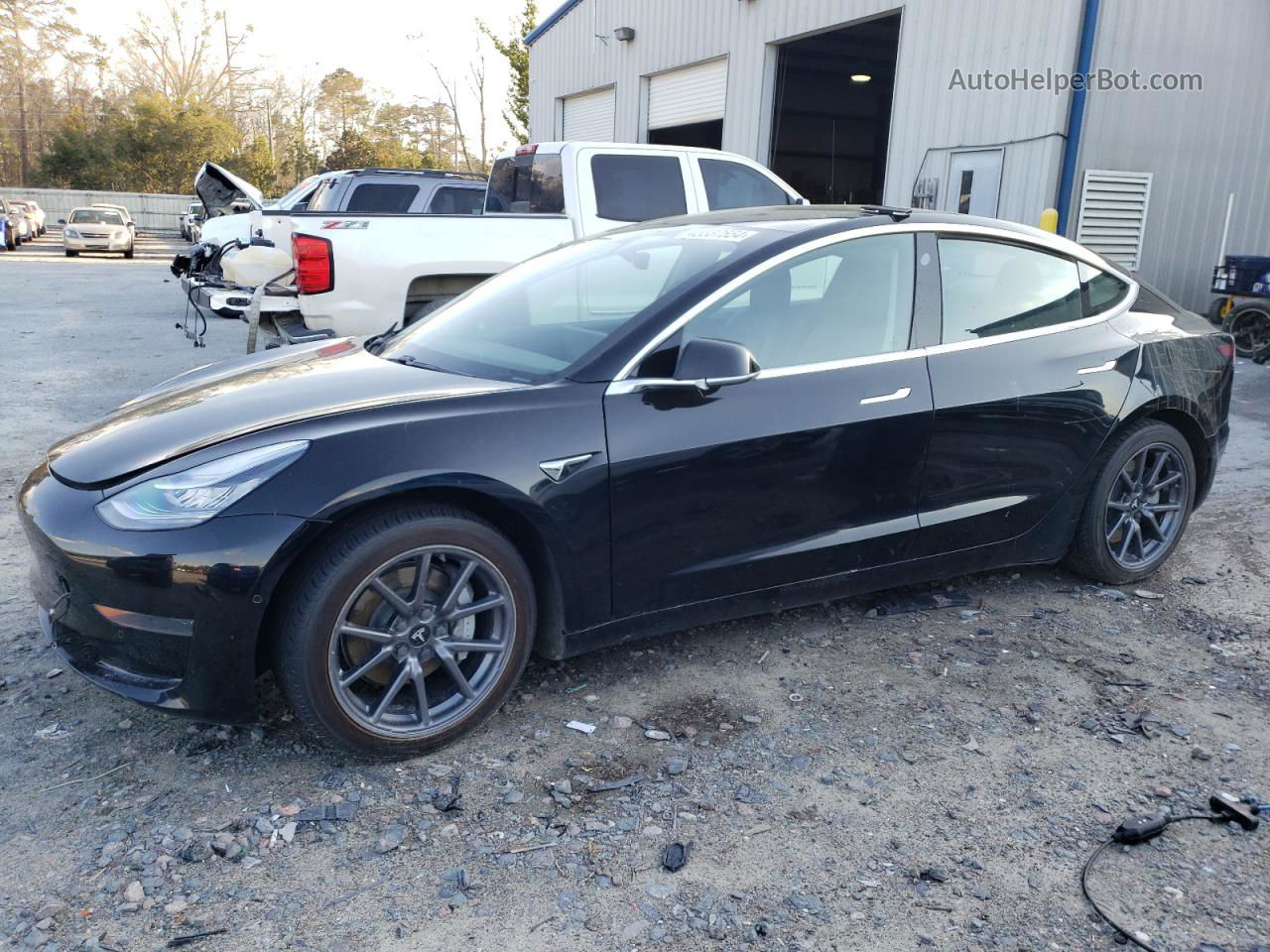 2020 Tesla Model 3  Black vin: 5YJ3E1EA0LF784742