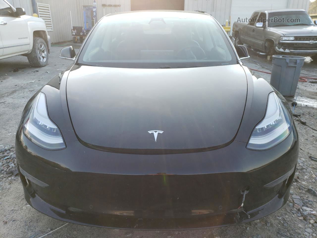 2020 Tesla Model 3  Black vin: 5YJ3E1EA0LF784742